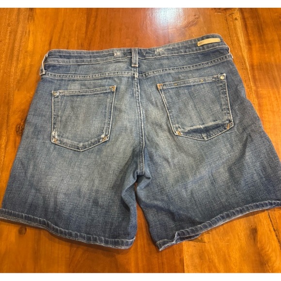 Pilcro And The Letterpress Shorts 29 Boyfriend Blue Denim Jean Stretch‎ - Picture 3 of 4